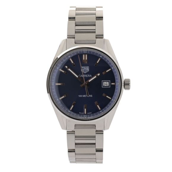 TAG Heuer Carrera WAR1112 Blue & Rose Gold 39mm Men\'s Watch + Box main image 12